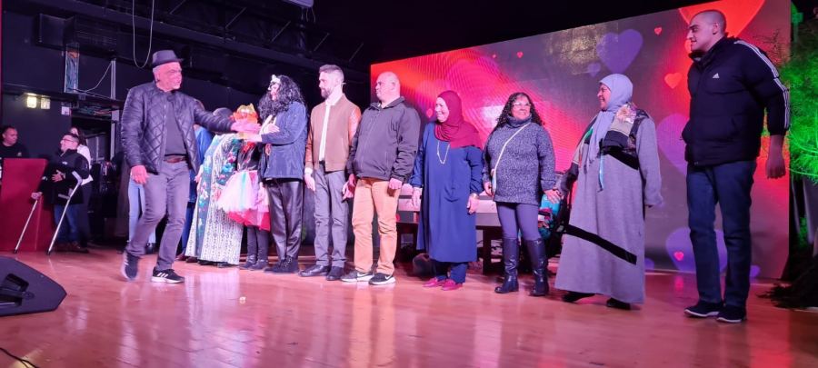 اصحاب القلوب البيضاء ( مجموعة الامل) في الجماهيري أبو سنان يبدعون ويتألقون في مسرحية لحن الحياة